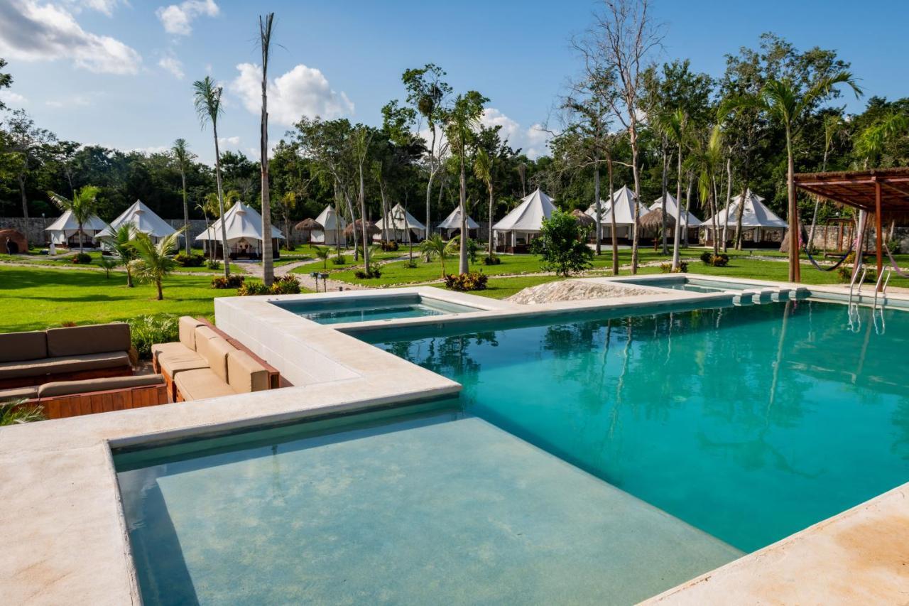 Xakluum Eco Glampings Hotel Puerto Morelos Exterior photo